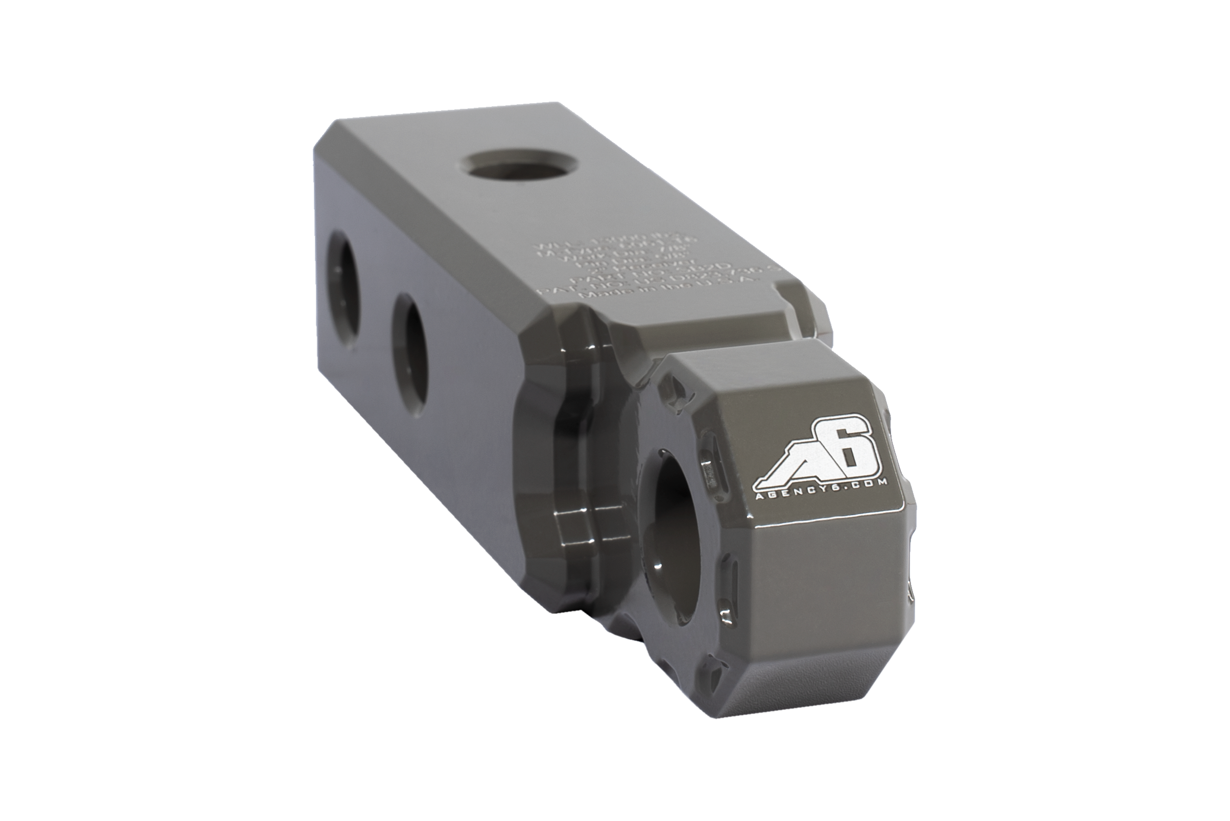 Shackle Block 2" Assembly - Grey