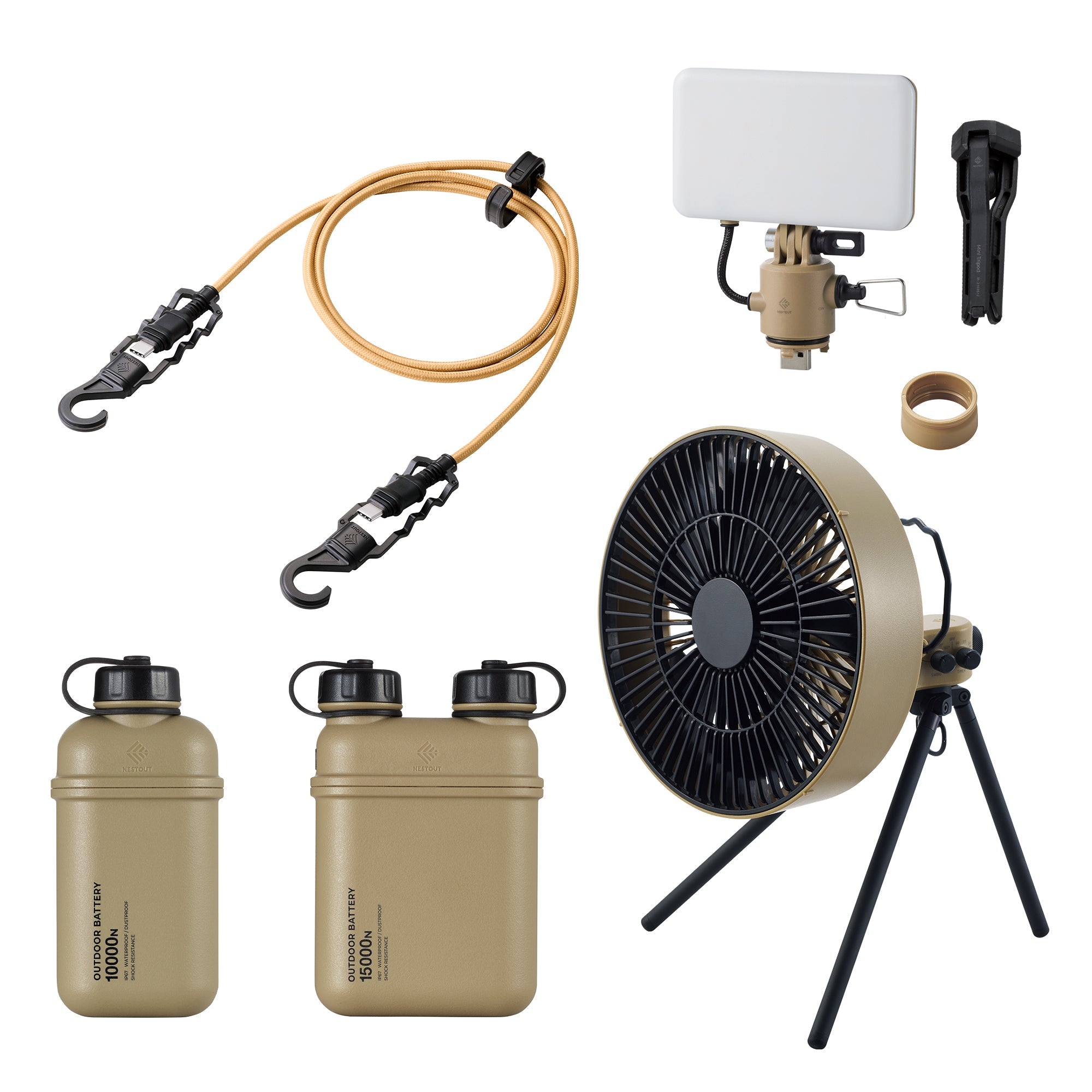 NESTOUT Weekender bundle camp power kit