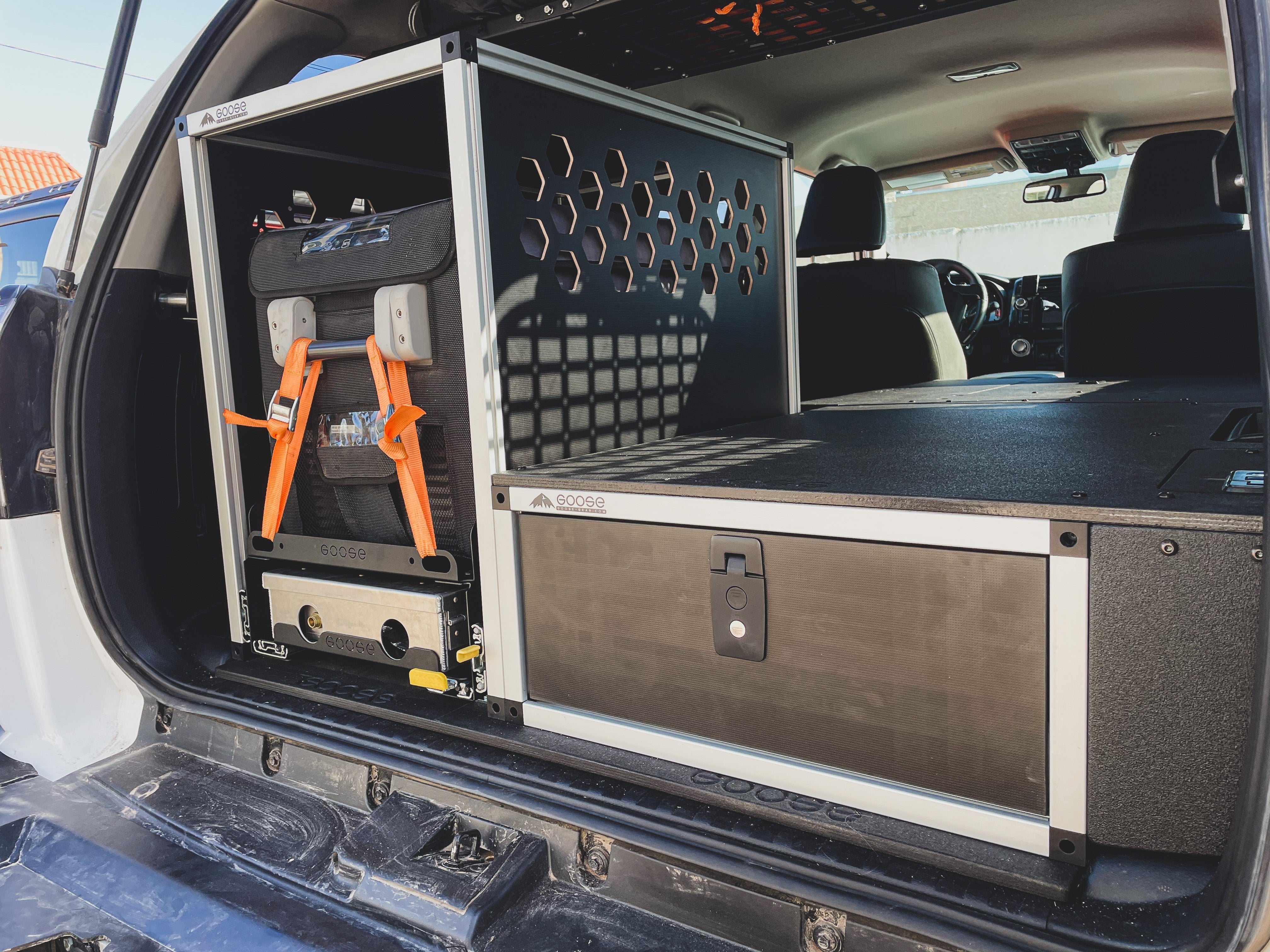 Toyota 4Runner 2010-2024 5th Gen. - Single Drawer Module with Fitted Top Plate - 19-3/16"W x 10"H x 36"D Drawers Goose Gear- Overland Kitted
