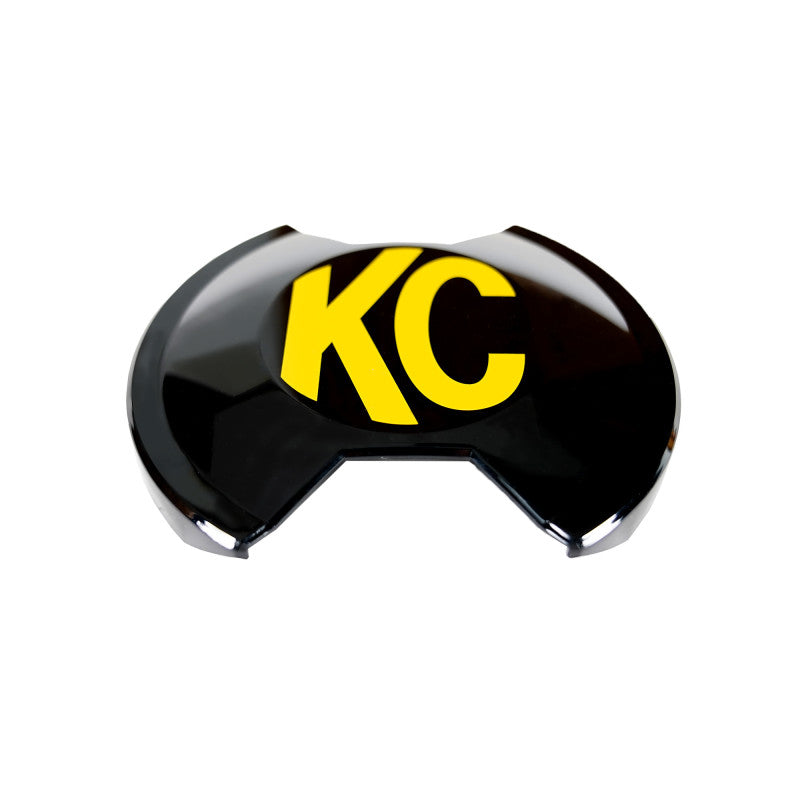 KC HiLiTES 6in Light Shield / Hard Cover for SlimLite LED - Black, detail view