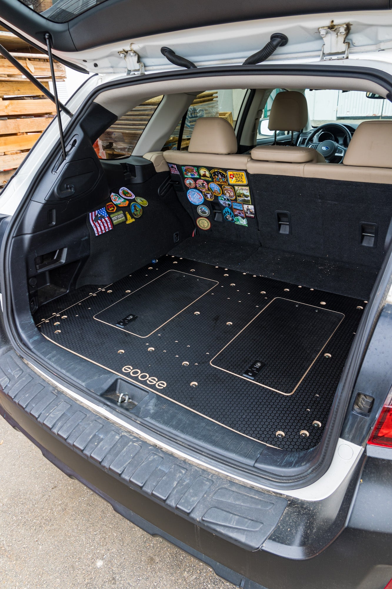 Subaru Outback 2015-2019 5th Gen. - Rear Plate System Plate Systems Goose Gear- Overland Kitted