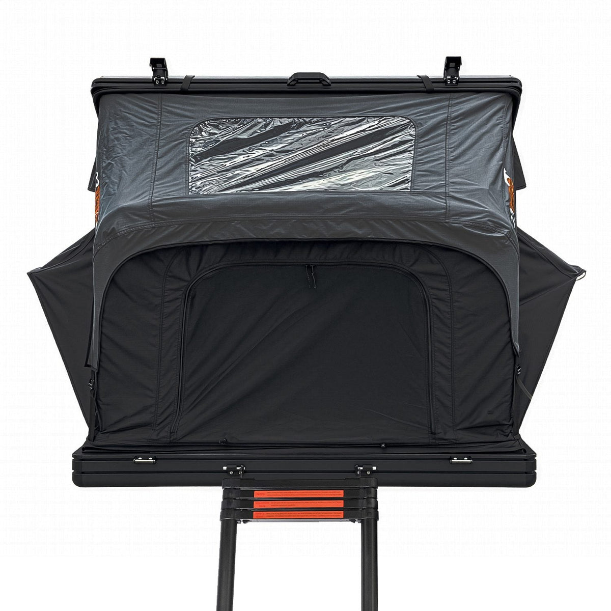 23ZERO Onyx Triple X roof top tent, closed hard-shell view