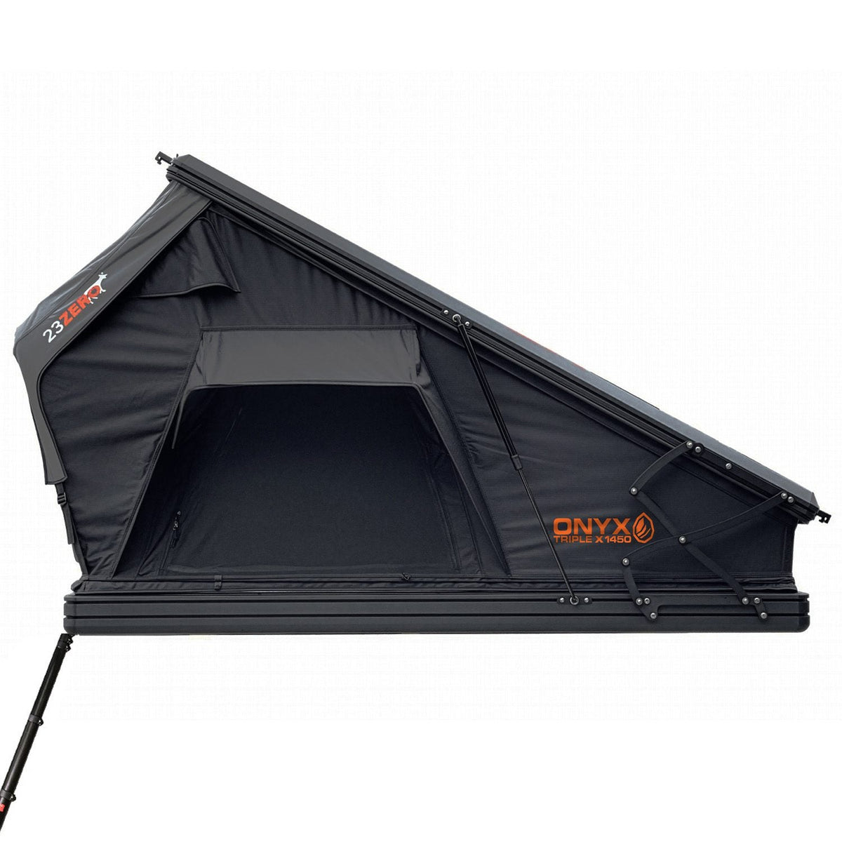 23ZERO Onyx Triple X roof top tent, close-up of a side window