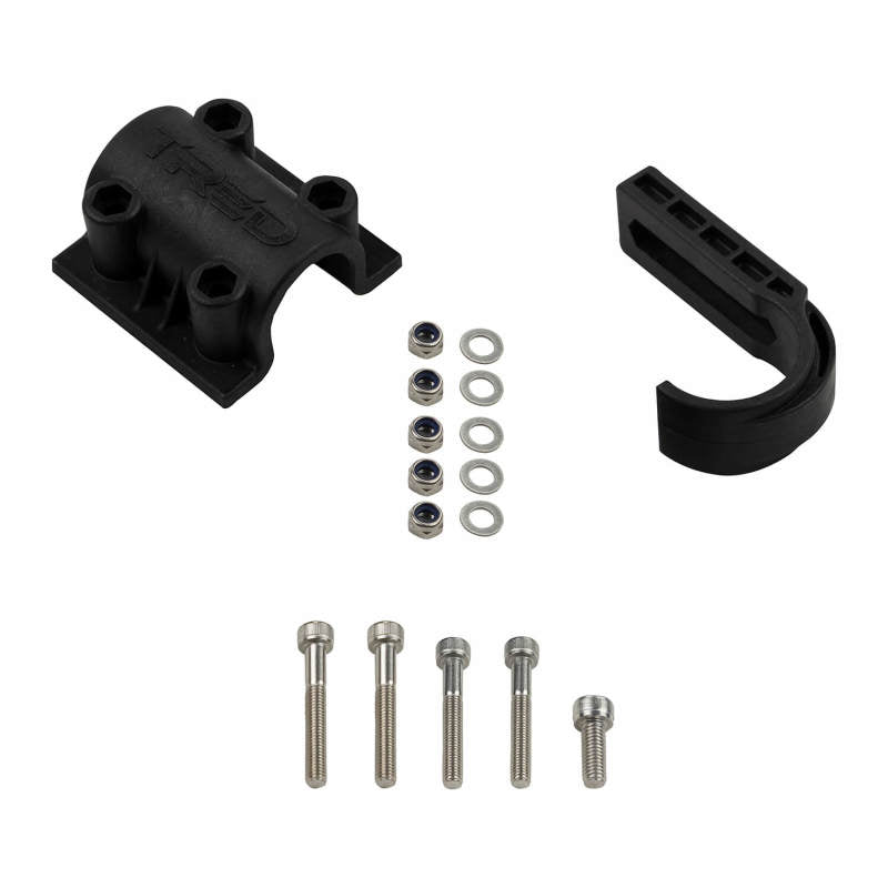 ARB TRED side mount adapter hardware layout