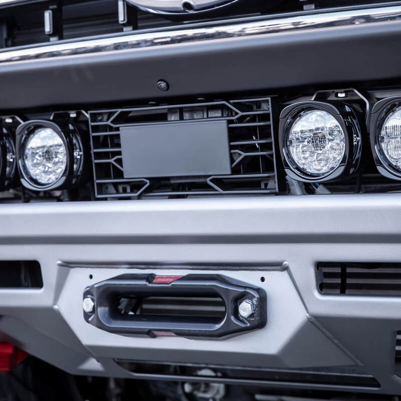 ARB Zenith bumper winch cradle and fairlead opening