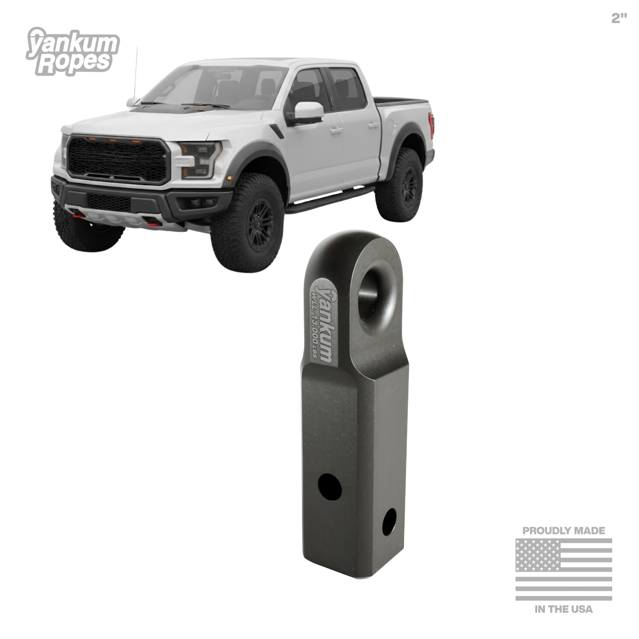 2" Hitch Receiver Recovery Point