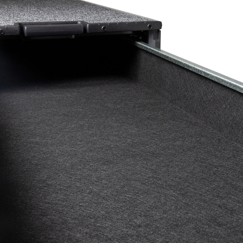 ARB roller floor drawer anti-roll-back self-locking mechanism at full extension