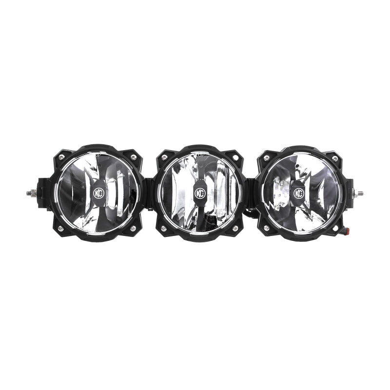 KC HiLiTES Pro6 Gravity LED 20" 3-Light 60W Combo Beam Light Bar (No Mount), close-up