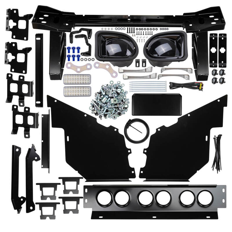 ARB Summit bull bar 3440530 — mounting and buffer detail