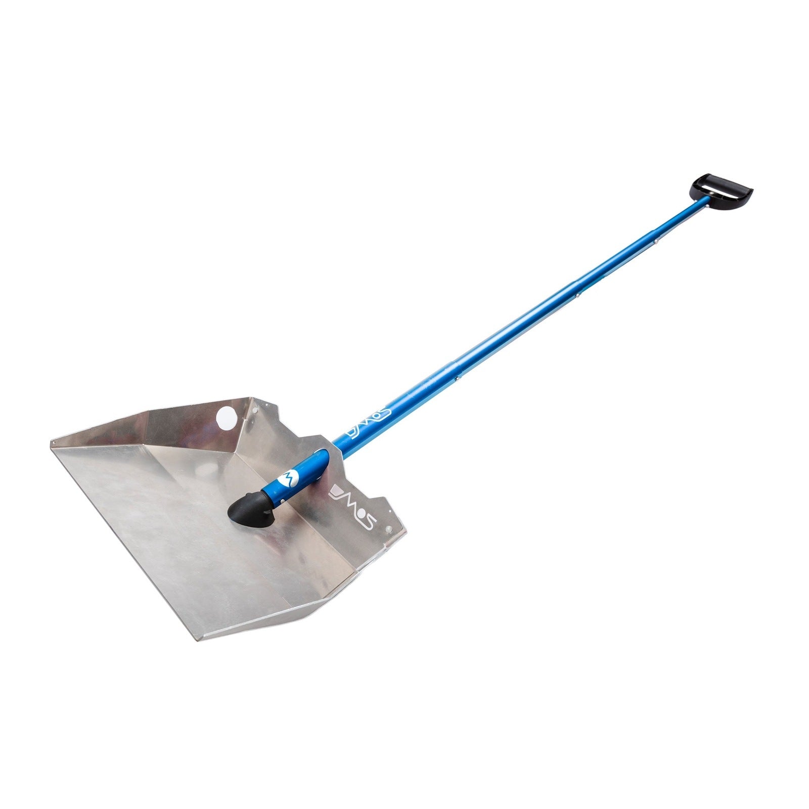 DMOS The Alpha Shovel Blue Handle with Silver Logo Shovel DMOS Shovels- Overland Kitted