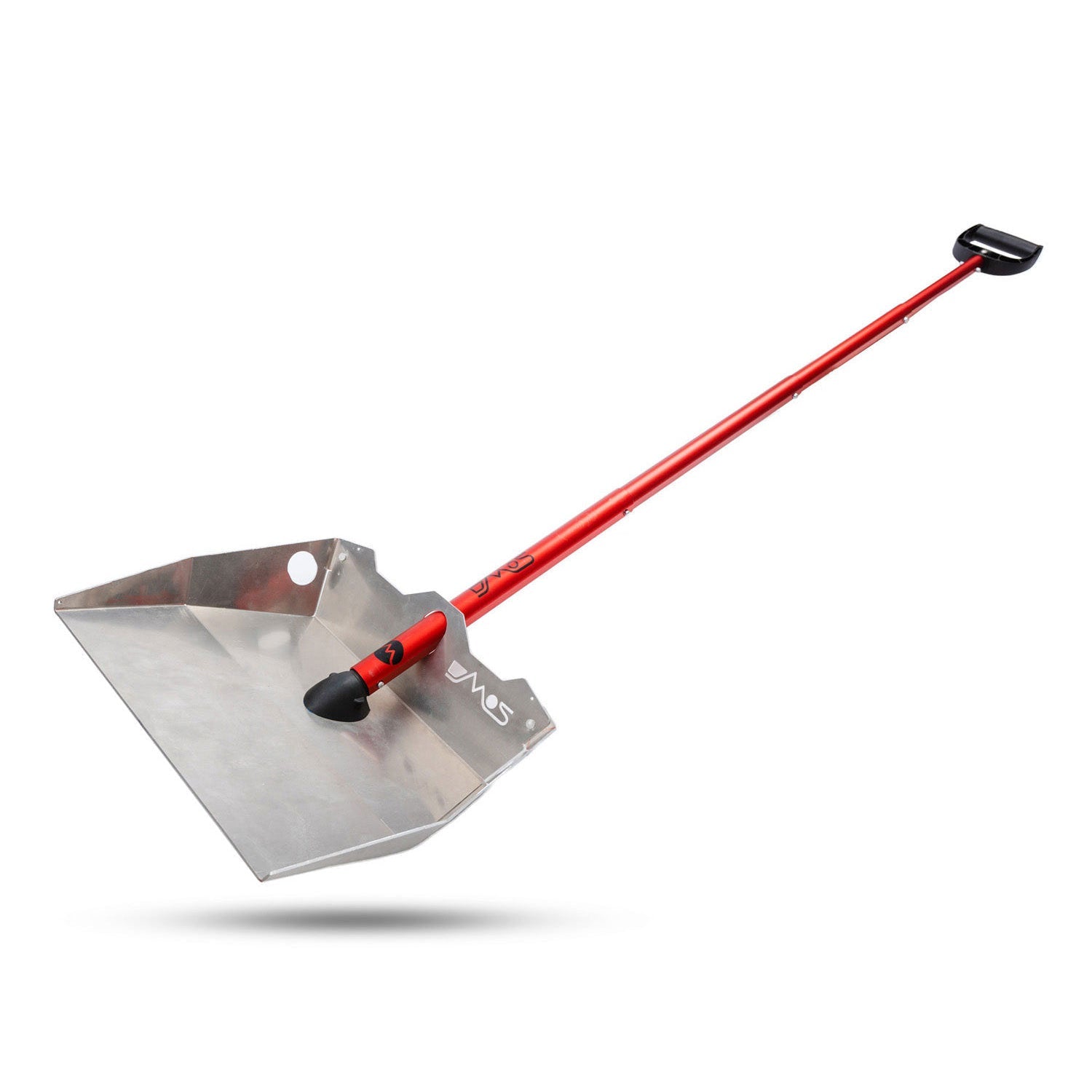 DMOS The Alpha Shovel Red Handle with Black Logo Shovel DMOS Shovels- Overland Kitted