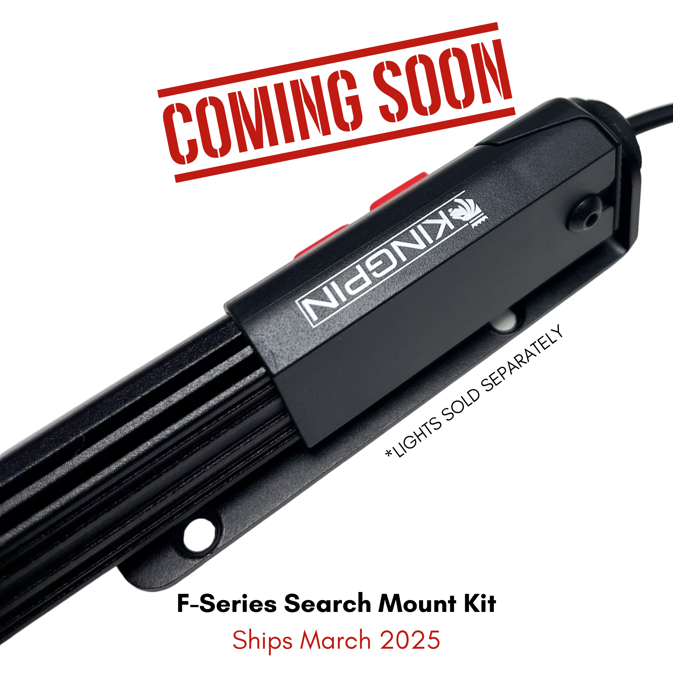 F-Series 40" Light LED Light Kingpin Equipped- Overland Kitted