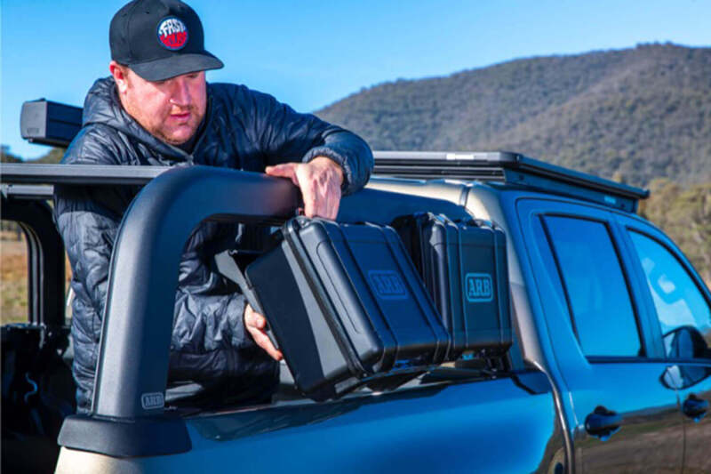 ARB carry case mount hardware laid out