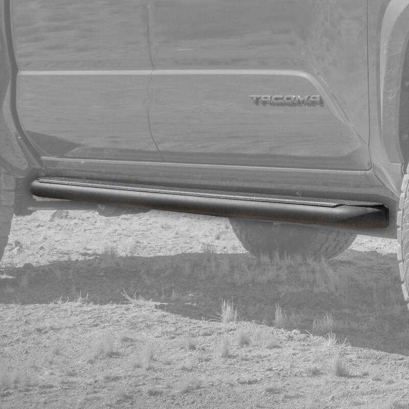 ARB Summit dual-tube step sliders installed on a 2024+ Toyota Tacoma