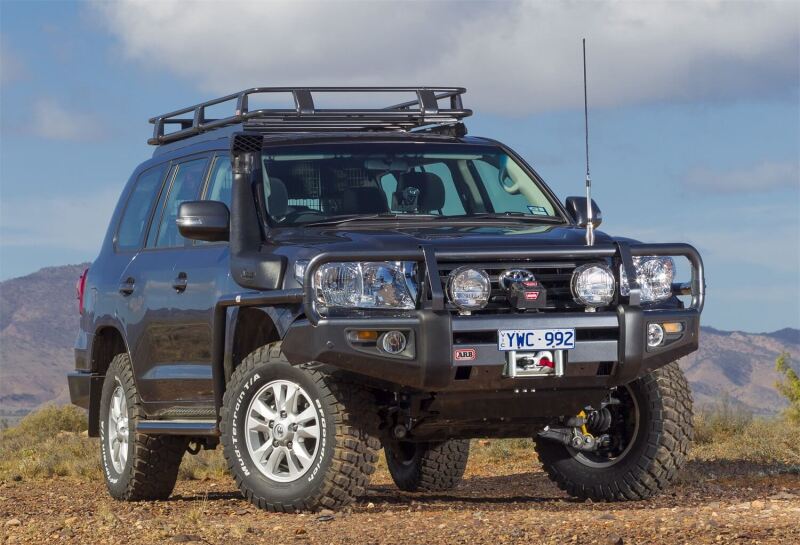 ARB Winch Bull Bar — winch cradle and recovery point detail