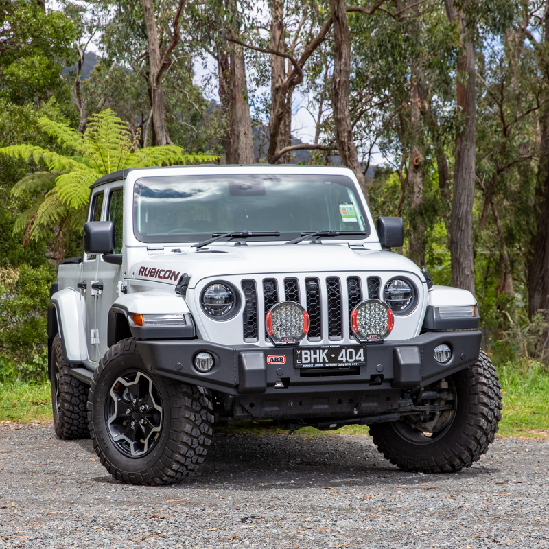 ARB front winch bumper for Jeep Wrangler JL and Gladiator JT — front view