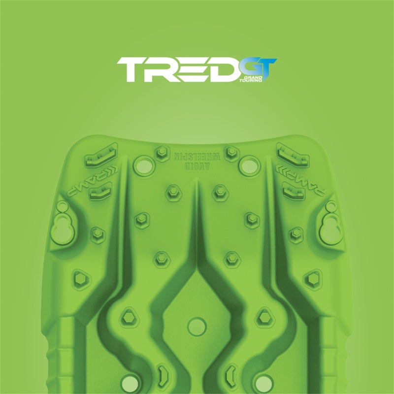 Fluorescent Green ARB TRED GT traction board showing progressive tooth pattern