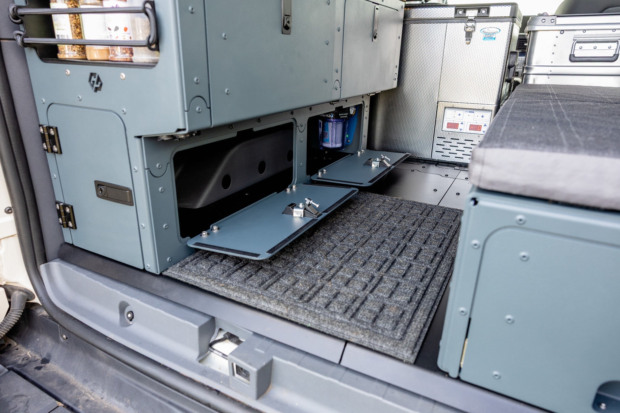 Ineos Grenadier Full Camper Interior Kitchen, Couch Module, & Full Floor