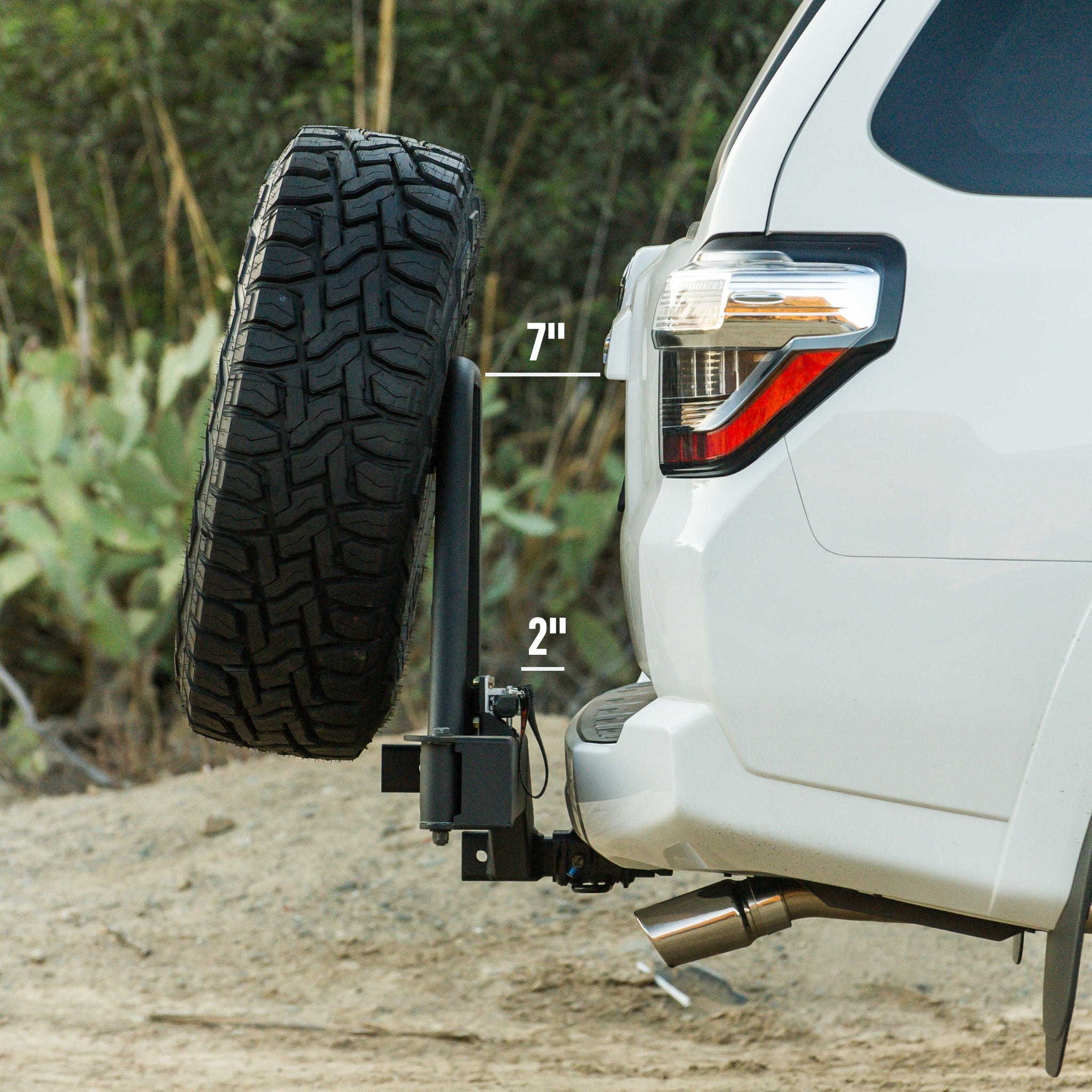 UltraSwing® Short-Fit Spare Tire Hitch Mount | RiGd Supply Vehicle RIGd Supply- Overland Kitted