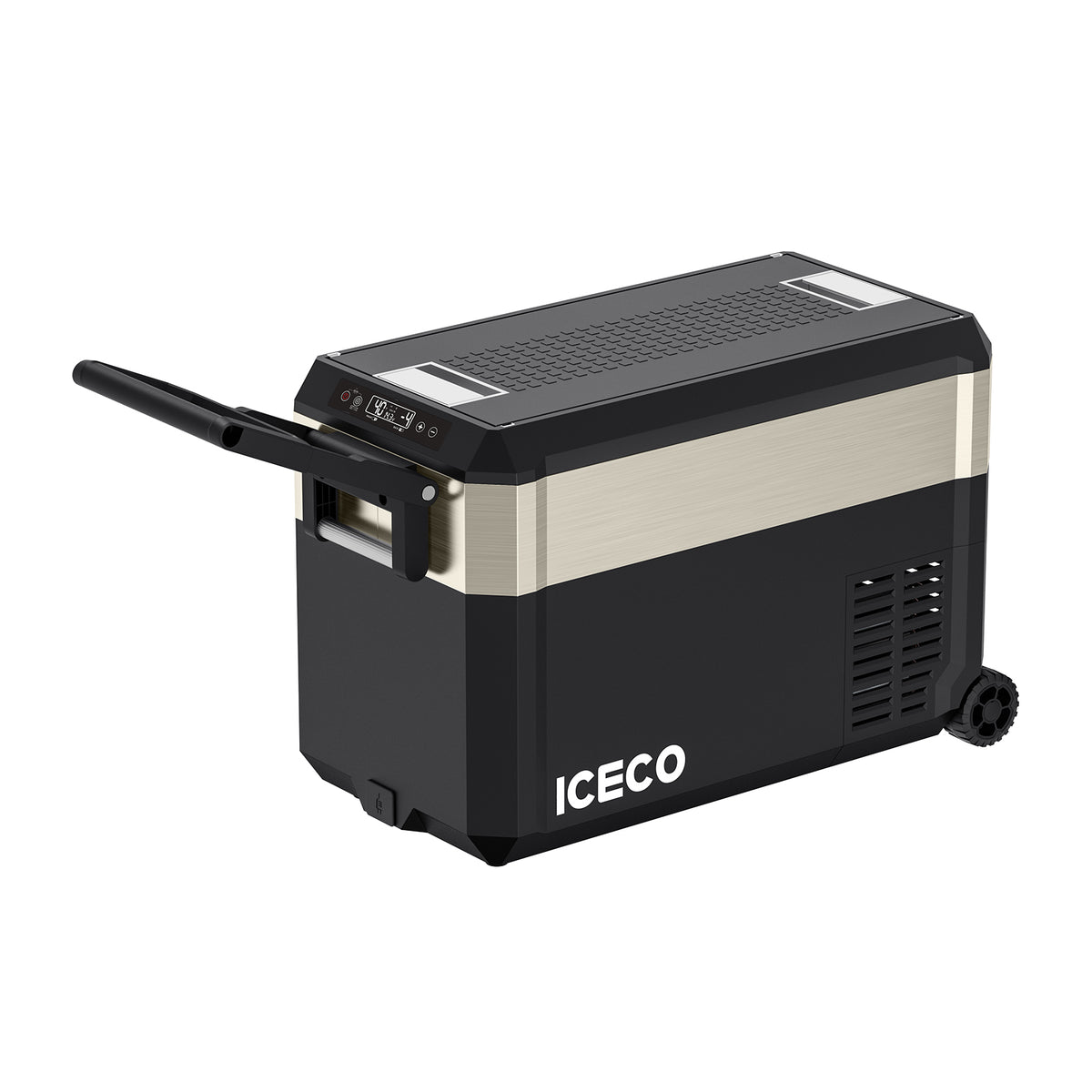 JP40 Pro Dual Zone Wheeled Portable Freezer- Golden | ICECO | 40 LT JP Pro Series ICECO- Overland Kitted