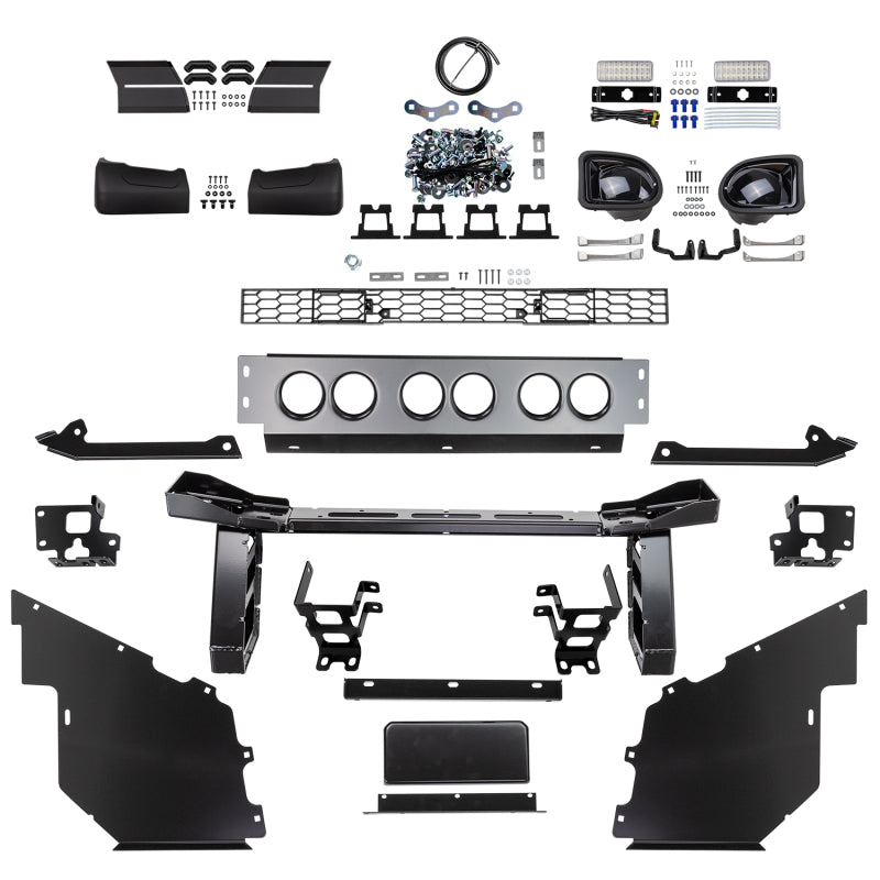 ARB Summit MKII bull bar for Ford Ranger and Everest, straight-on front view
