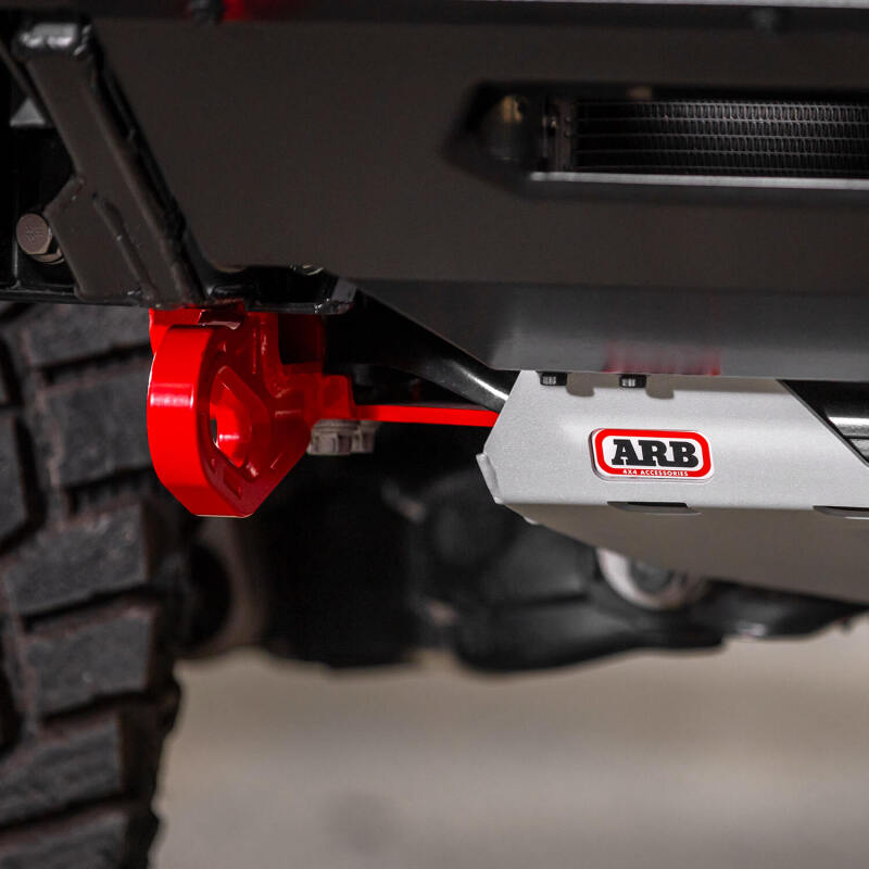 ARB Land Cruiser 250 RHS recovery point rated 17,600 lb to 35 degrees