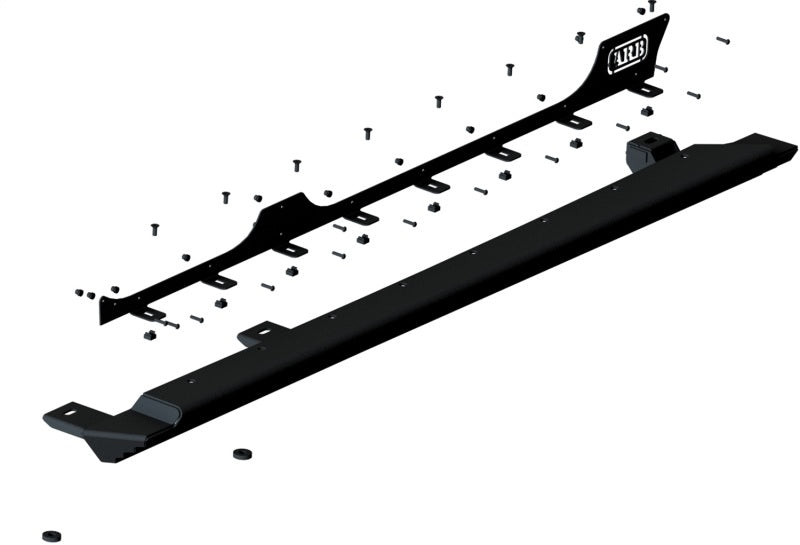 ARB rock sliders for Jeep Wrangler JL 4-door textured black