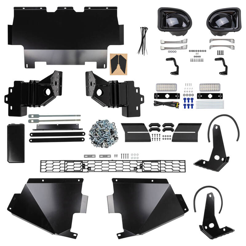 ARB Summit bull bar 3421830 — mounting and buffer detail