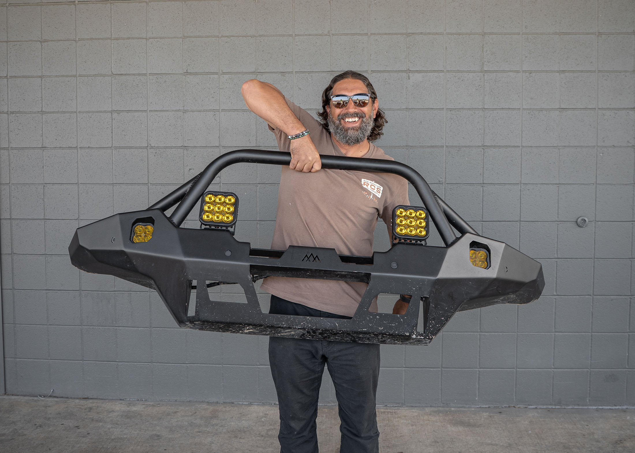 Hi-Lite Overland Toyota Tacoma Front Bumper 4th Gen (2024-2025) [Prerunner Bull Bar]