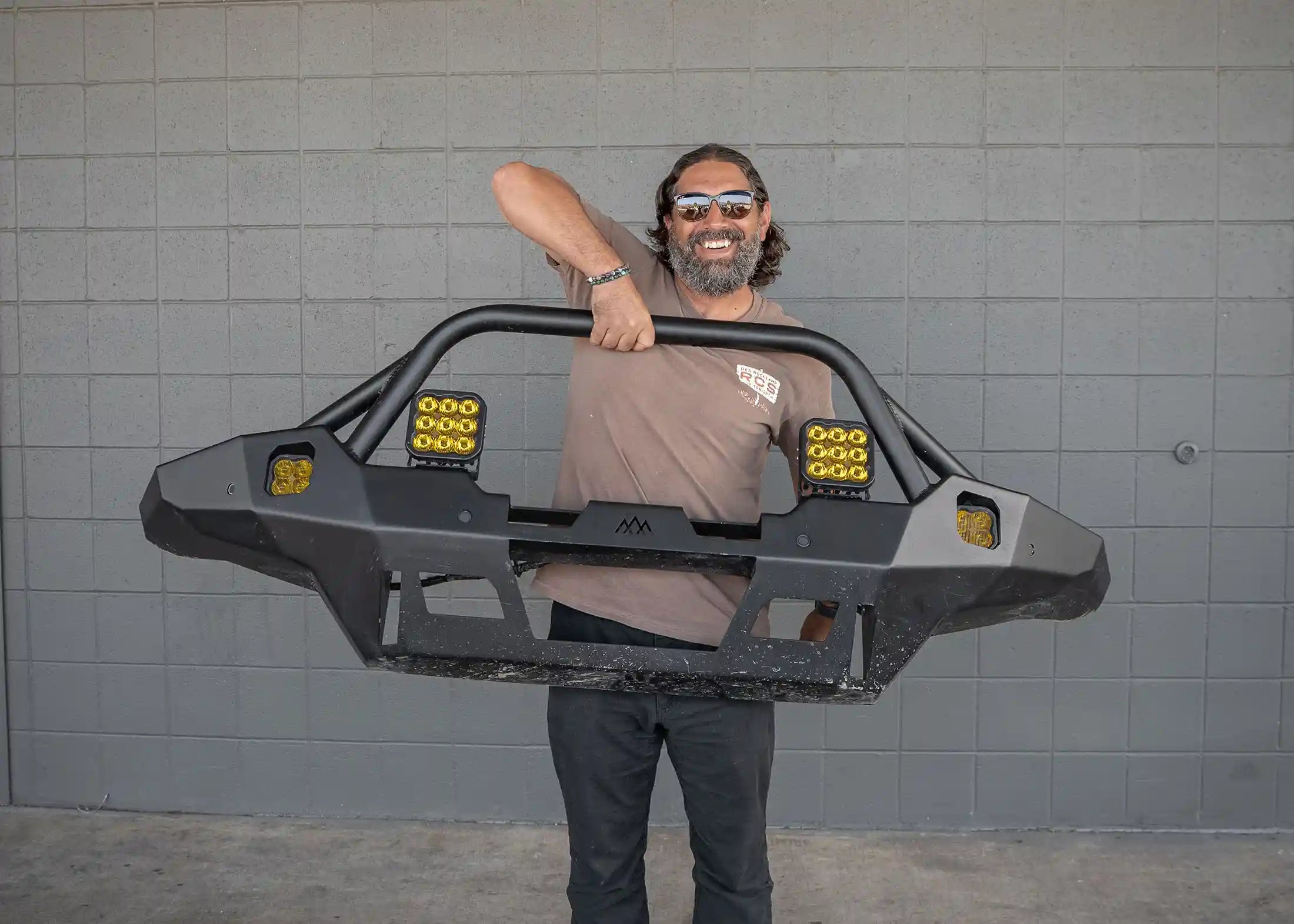 Hi-Lite Overland Toyota Tacoma Front Bumper 4th Gen (2024-2025) [Prerunner Bull Bar]