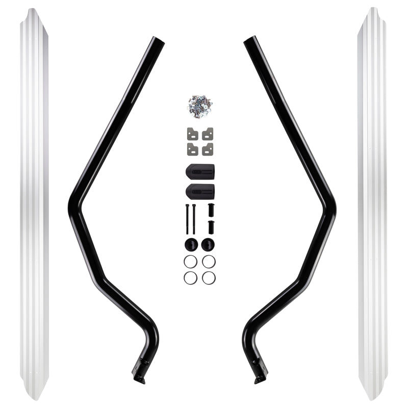 ARB Summit Hilux wide-body Front Rail — finish detail