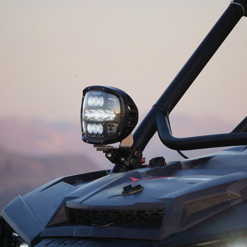 Rigid Adapt XP powersports LED with aluminum heat sink and polycarbonate lens