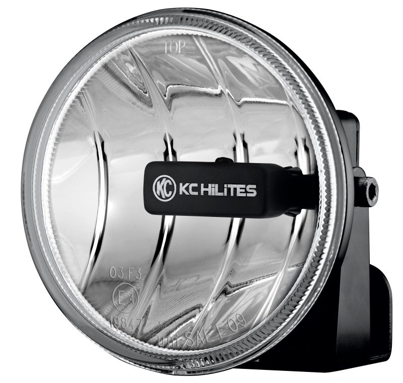 KC HiLiTES Gravity G4 4in LED Fog Light 10W SAE/ECE Clear Beam (Single), detail view