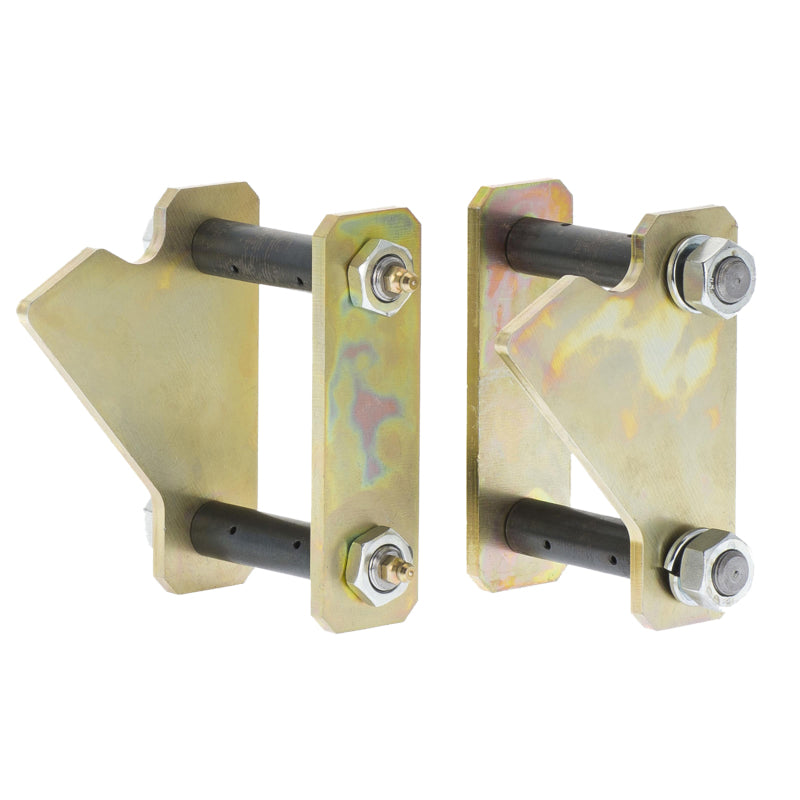 Greasable pin and grease-nipple detail — OME shackle kit for Isuzu Rodeo / Amigo