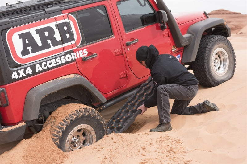 ARB TRED Pro blue boards stacked and nested for storage