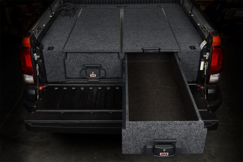 ARB Outback Solutions Tacoma side floor kit close-up finish