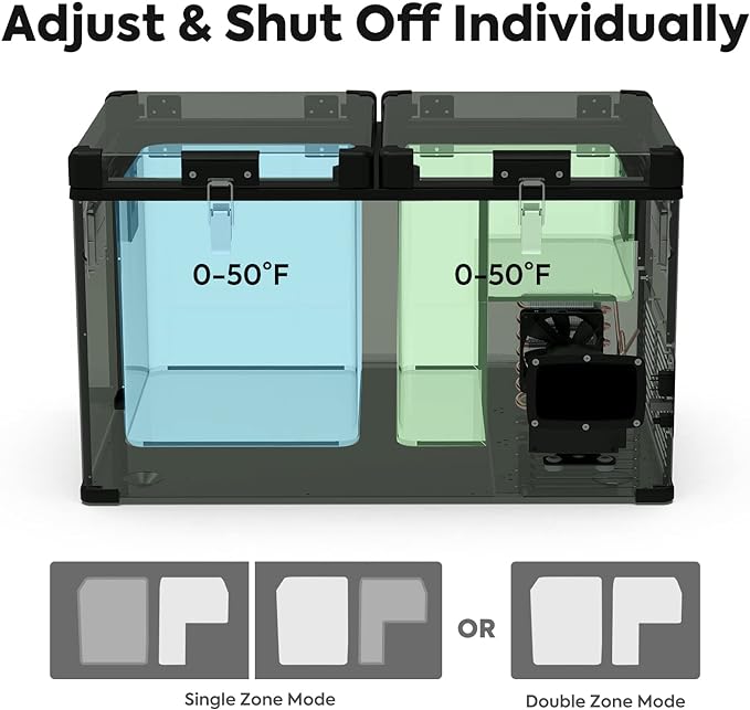 VL60 Dual Zone Metal Fridge Freezer with Cover | ICECO | 60LT VL Series ICECO- Overland Kitted