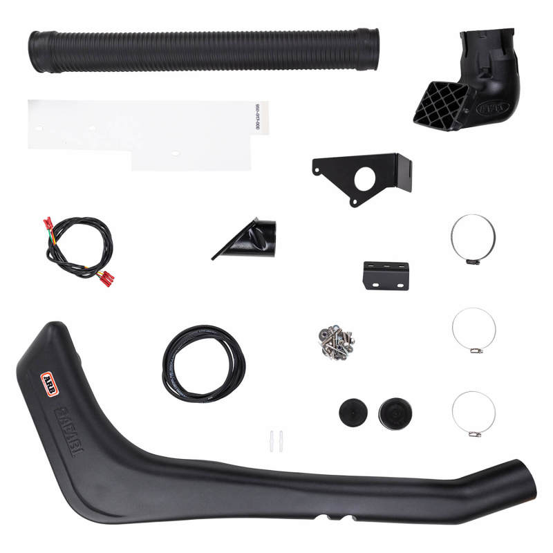 ARB Safari snorkel Wrangler YJ — mounting flange detail