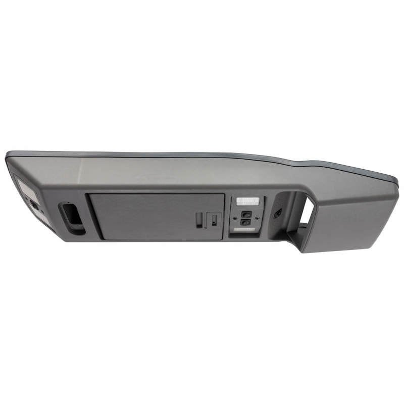ARB roof console underside showing DIN radio opening