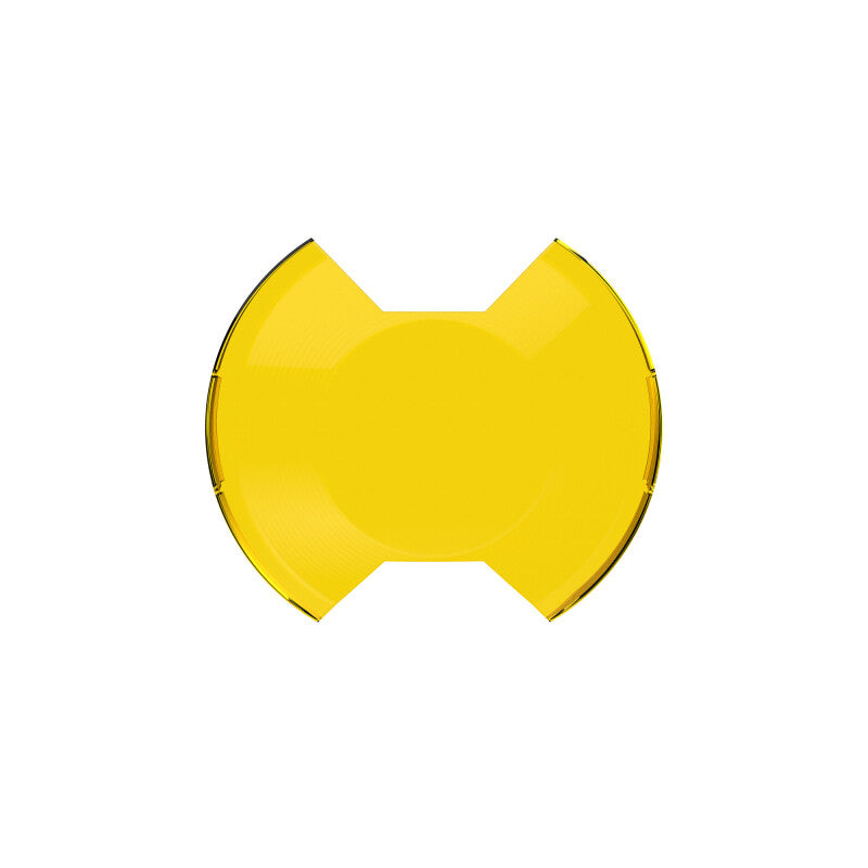 KC HiLiTES SlimLite 8in LED Light Shield SAE Driving - Selective Yellow (Shield Only)