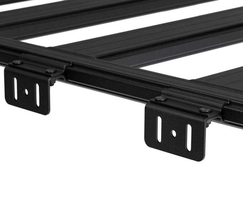 Close-up of ARB BASE Rack wide vertical bracket and fasteners