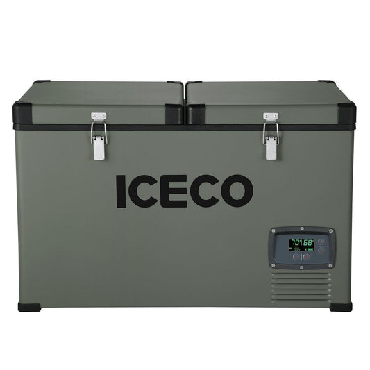 VL65 Dual Zone Metal Fridge Freezer with Cover | ICECO | 65LT VL Series ICECO- Overland Kitted