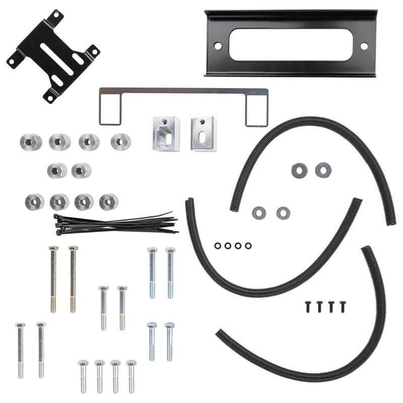 ARB Zeon synthetic rope fitting kit components laid out