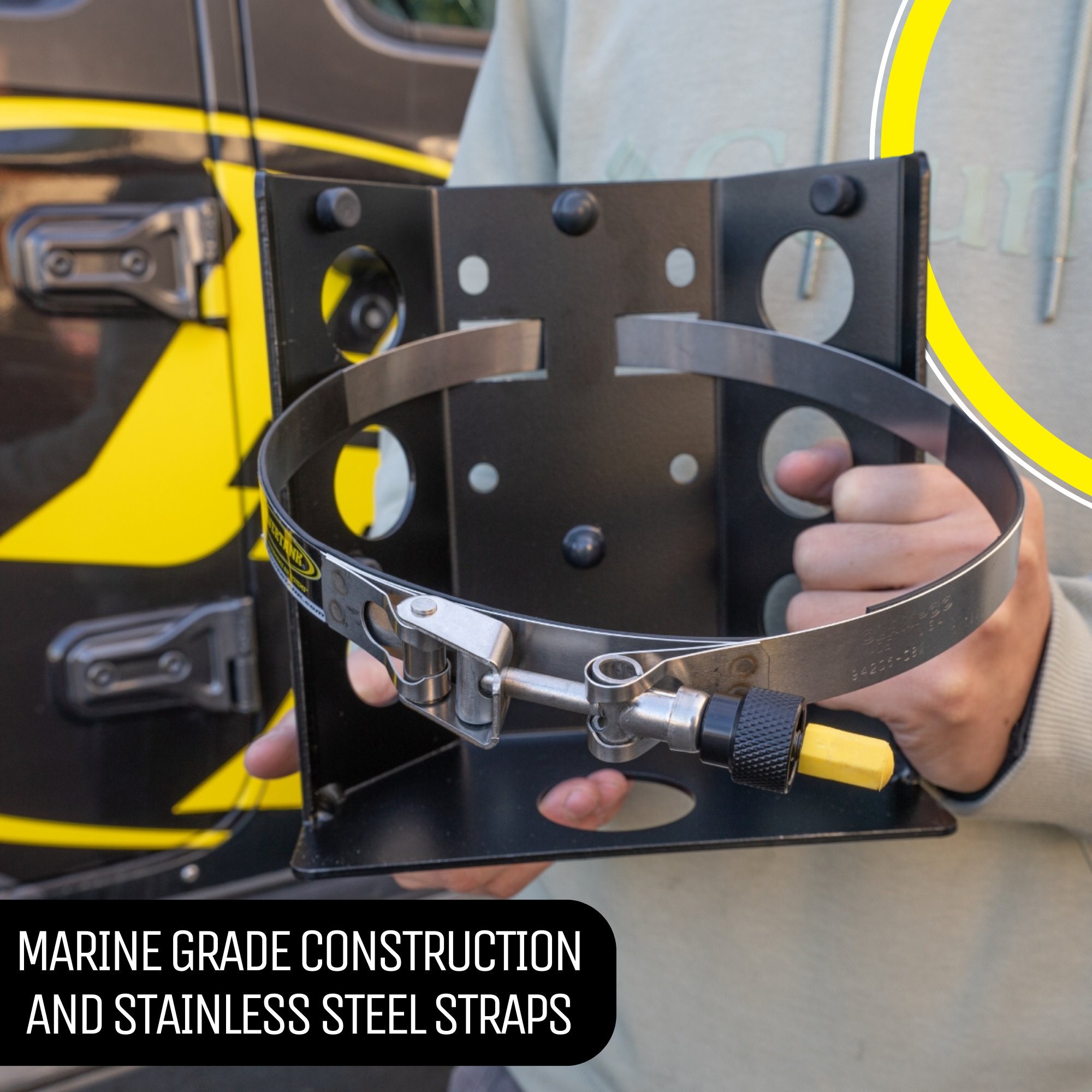 Whitney OG Bracket for 5 lb Steel Propane Tanks