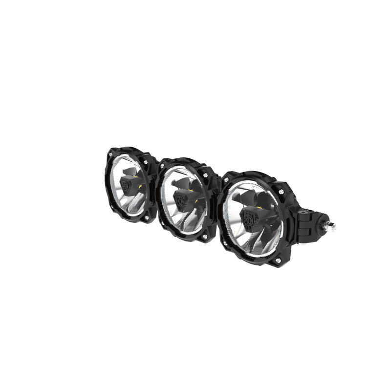 KC HiLiTES Gravity Titan LED Light Bar - 20in. (3-Light), connection detail