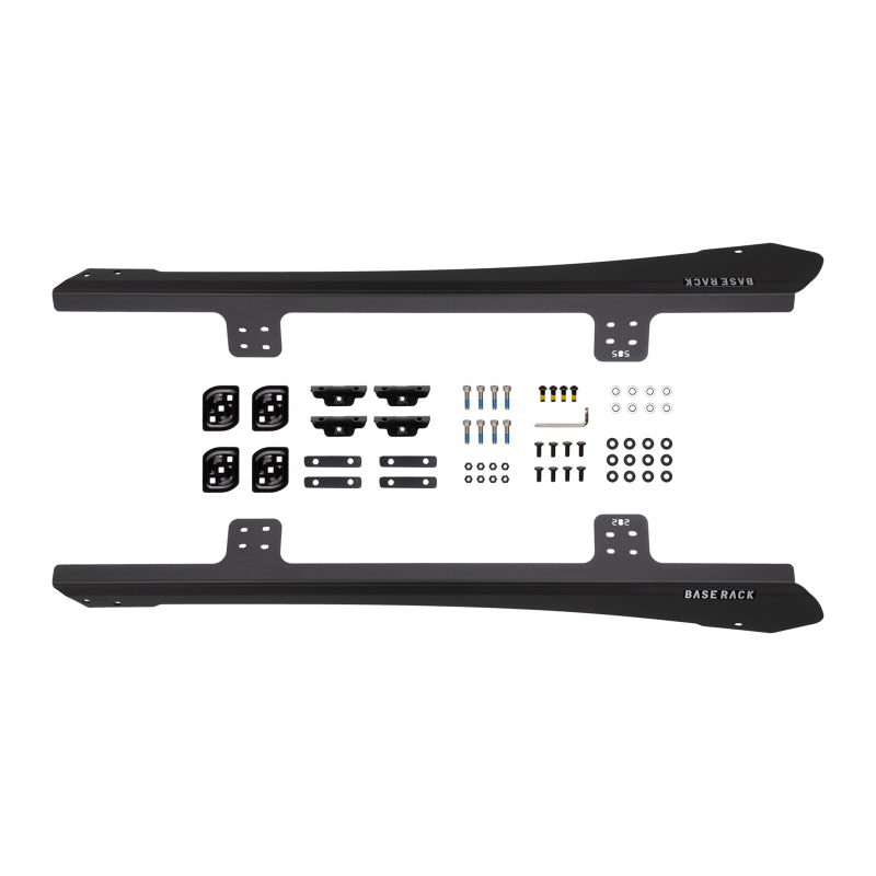 ARB FJ Cruiser blade brackets bolted to OE factory roof mounting points