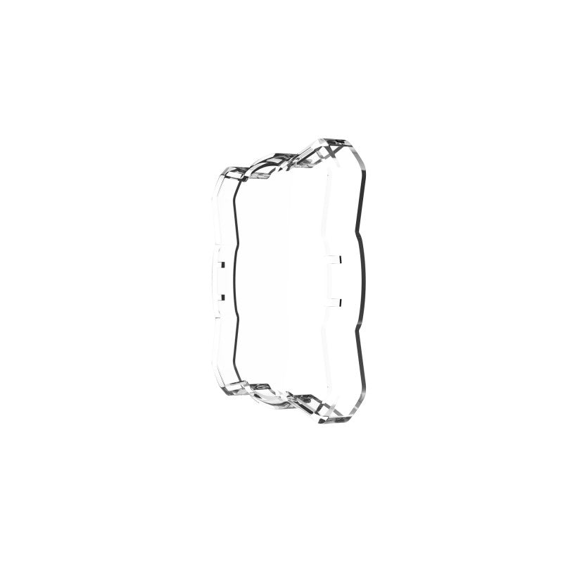 KC HiLiTES FLEX ERA 1 Light Shield (Clear, Single), mounted view