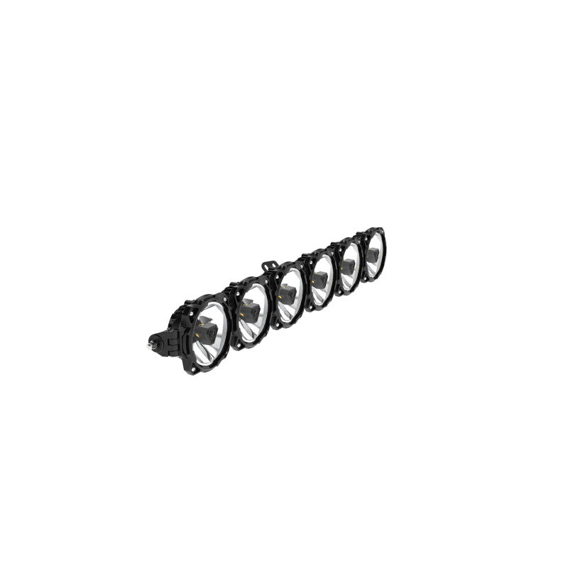 KC HiLiTES Gravity Titan 39in. 6-Light LED Light Bar for Ford Bronco Bumper, close-up