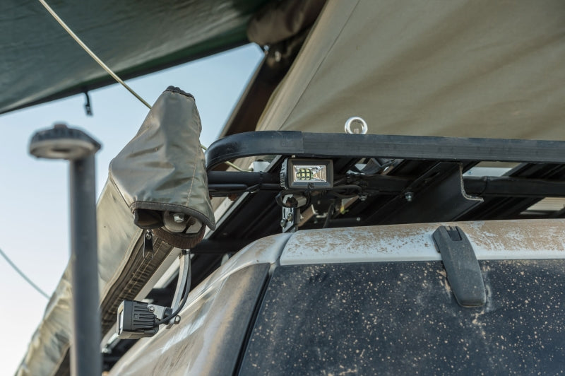KC HiLiTES C-Series C2 2in. LED Backup & Area Flood Light 20W - Black (Pair), detail view