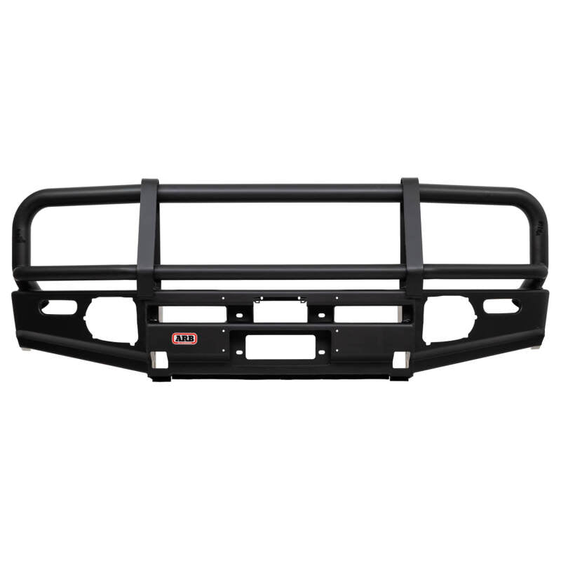 ARB Land Cruiser 70 Series winch bar, front straight-on view